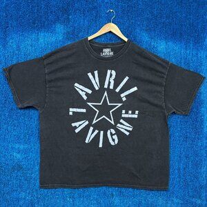 Avril Lavigne Skater All-Star Logo Pop Punk Rockstar Tee 3X